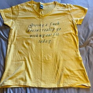 Yellow Graphic Tee